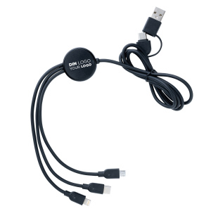 Kabel 6-i-1 återvunnen plast